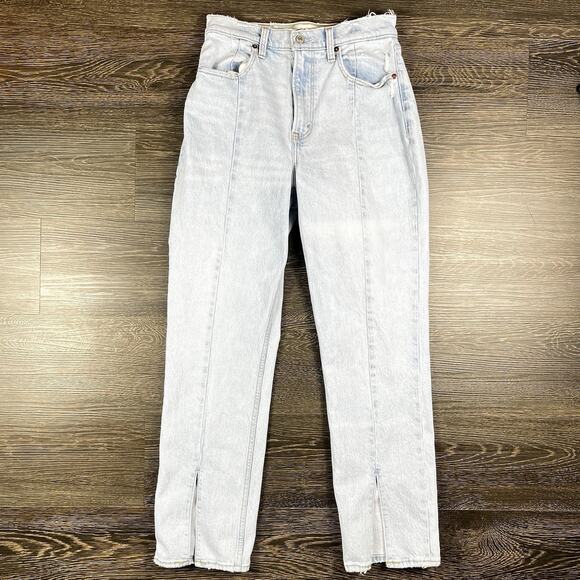 Abercrombie & Fitch Denim - Abercrombie & Fitch Jeans Womens 28/6S Blue Denim Curve Love 90s Ultra High Rise